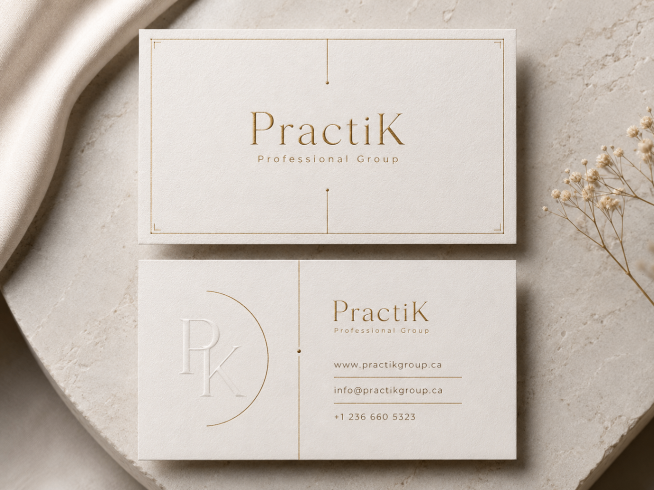 Business Card Sample by PractiK — Business Card Sample sample by PractiK Branding Studio