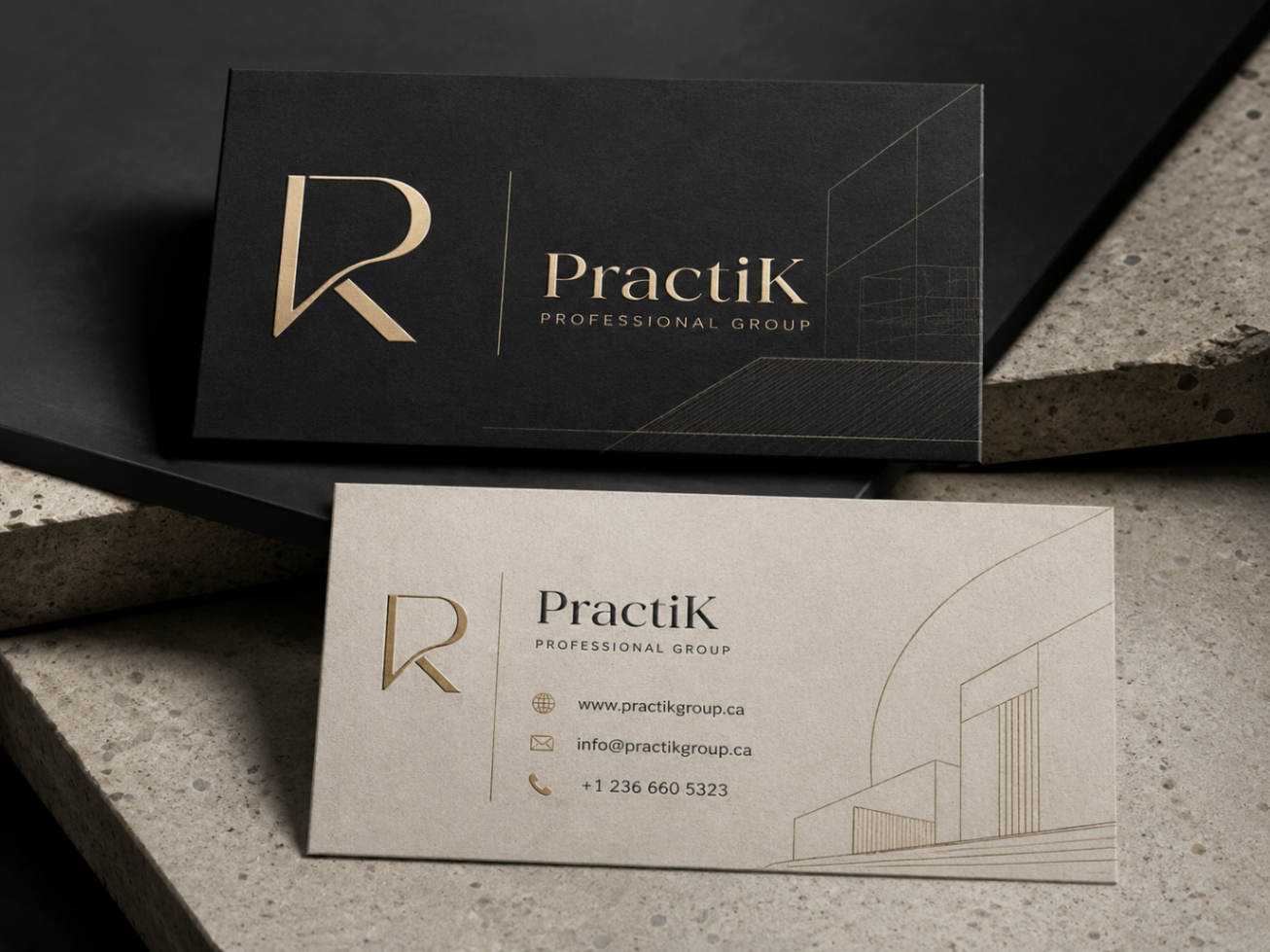 Business Card Design Sample — Concept Sample sample by PractiK Branding Studio