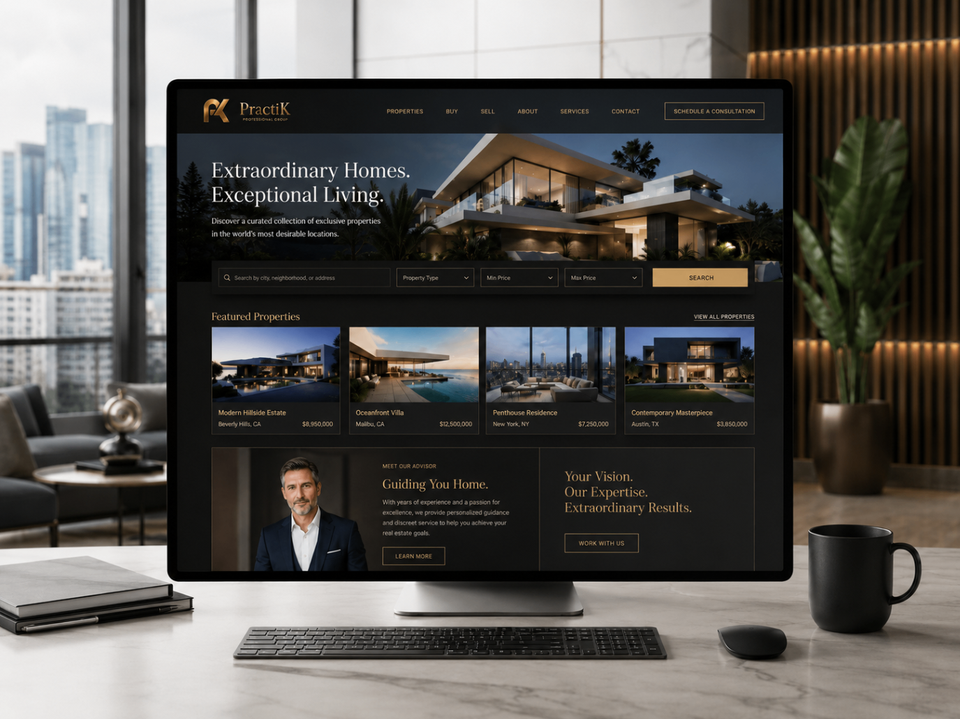 Website Design Sample — Concept Sample sample by PractiK Branding Studio