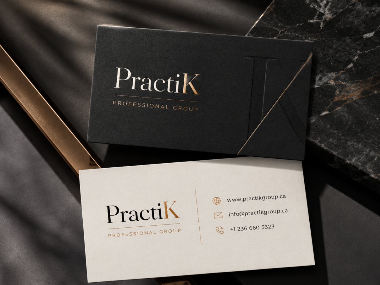 Business Card Design Sample — Concept Sample sample by PractiK Branding Studio