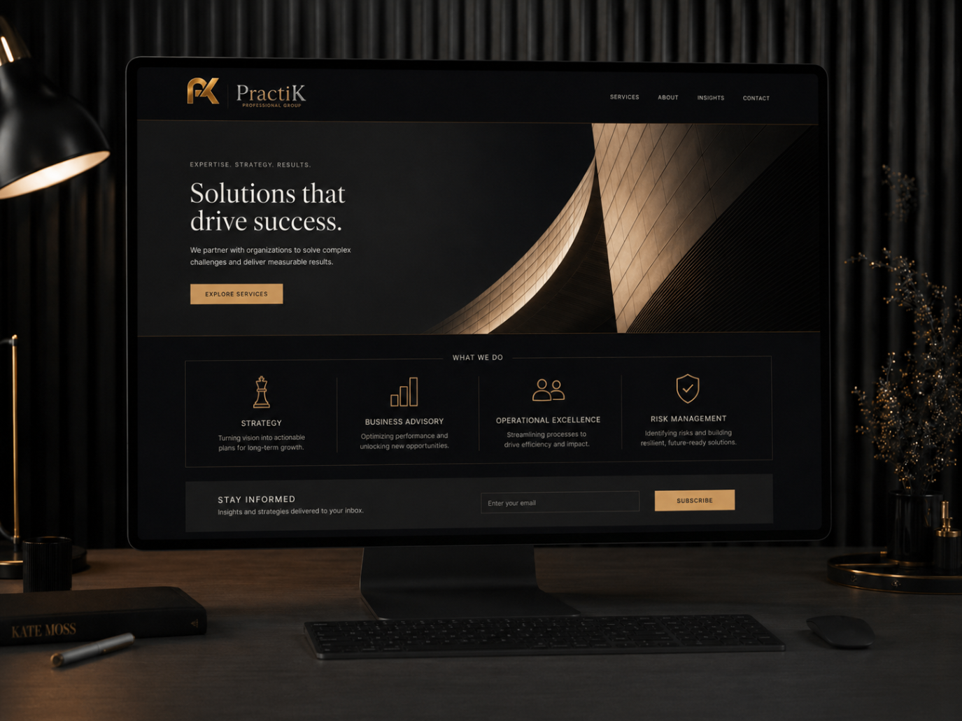 Website Design Sample — Concept Sample sample by PractiK Branding Studio