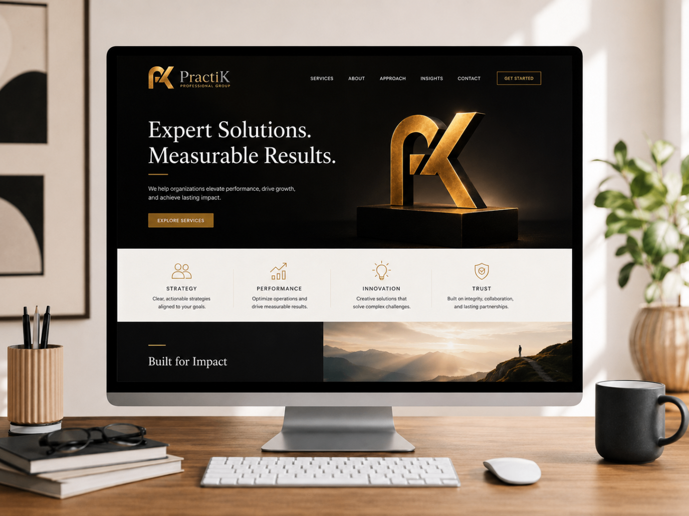Website Design Sample — Concept Sample sample by PractiK Branding Studio
