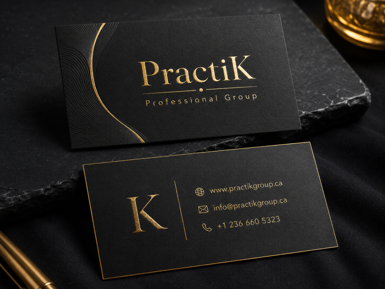 Business Card Sample by PractiK — Business Card Sample sample by PractiK Branding Studio