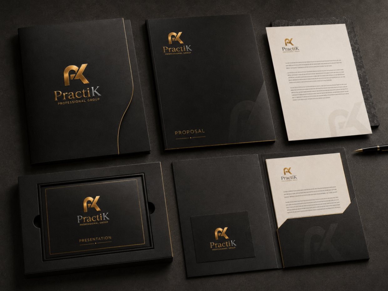 Brand Identity Portfolio Concept — Portfolio Concept sample by PractiK Branding Studio