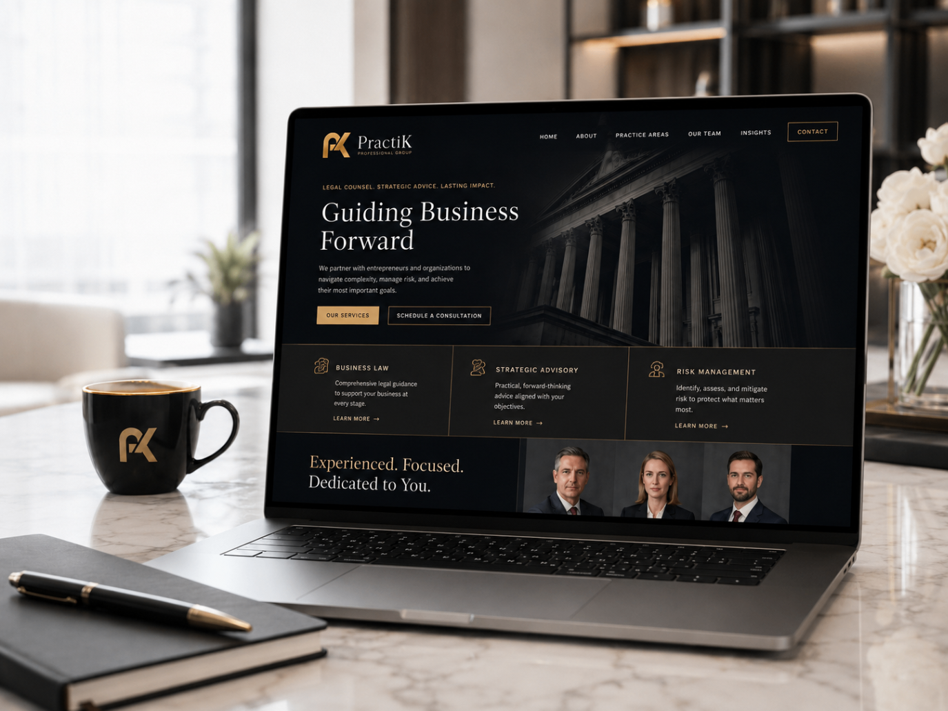 Website Design Sample by PractiK — Website Design Sample sample by PractiK Branding Studio