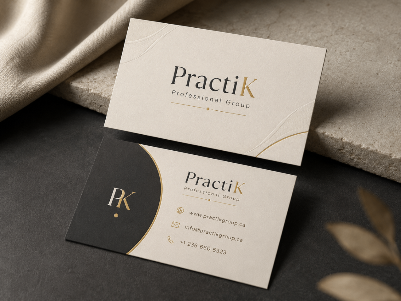 Business Card Design Sample — Concept Sample sample by PractiK Branding Studio